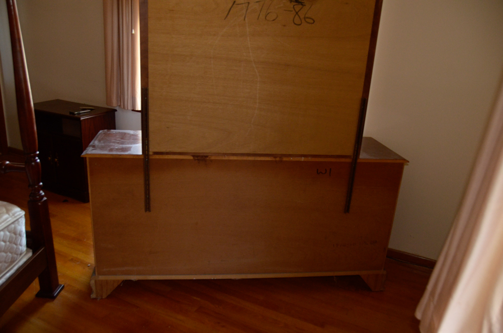 Federal Style Dresser with Mirror