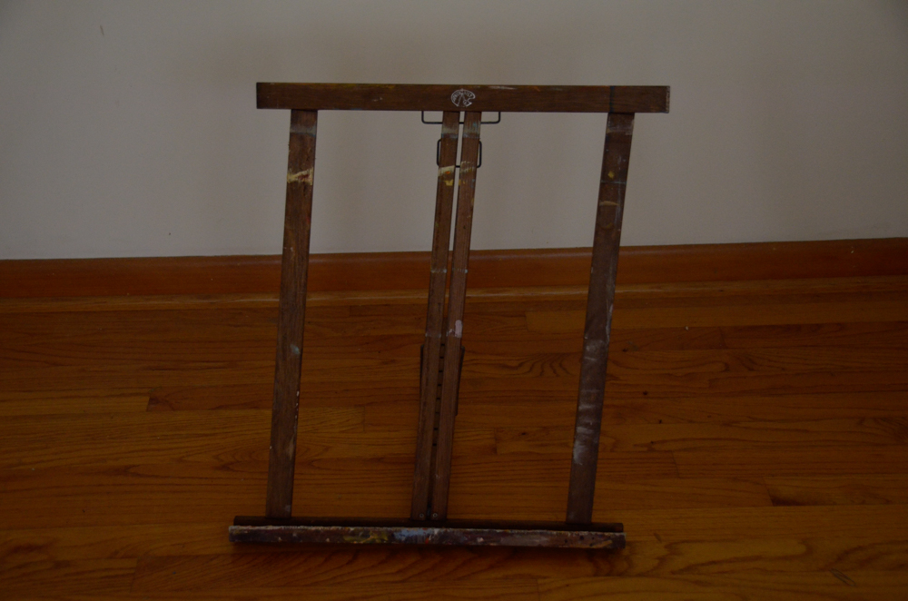 Set of Four Vintage Wooden Easels Including Anco Bilt
