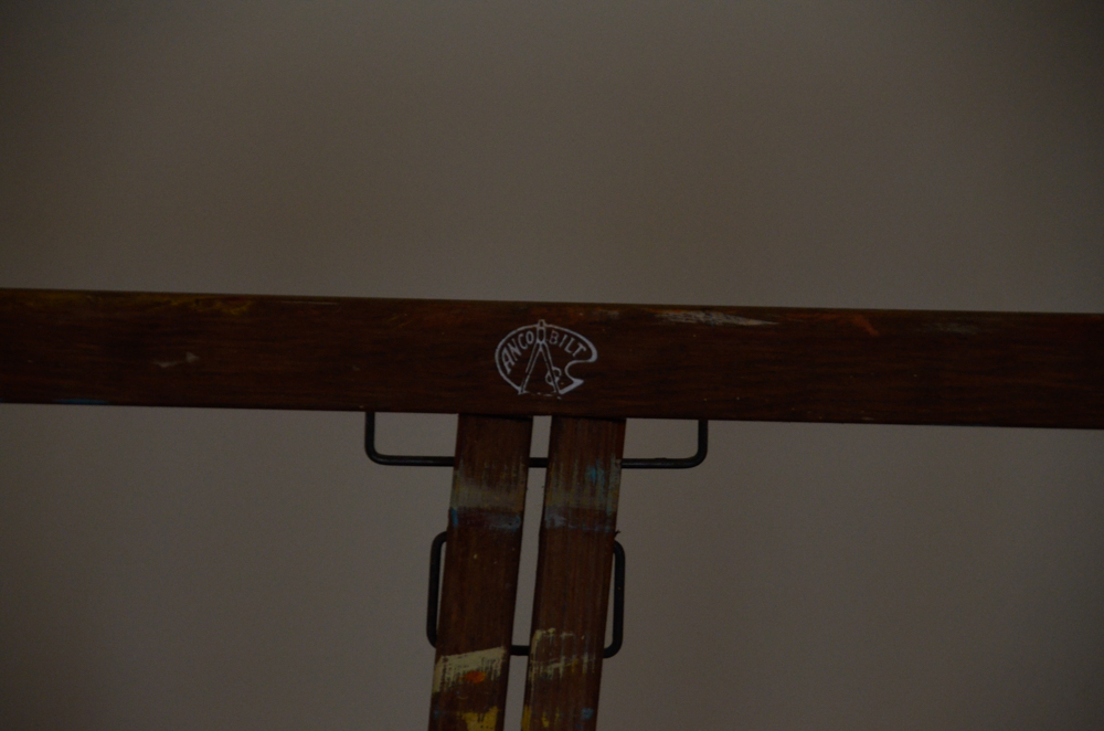 Set of Four Vintage Wooden Easels Including Anco Bilt