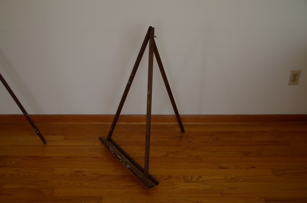 Set of Four Vintage Wooden Easels Including Anco Bilt