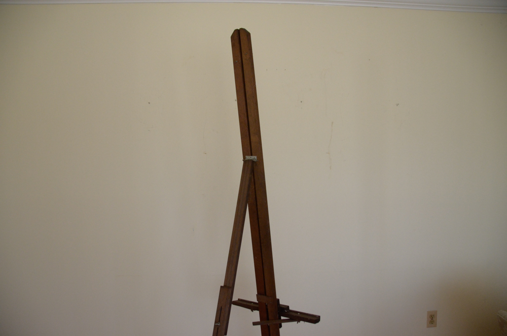 Set of Four Vintage Wooden Easels Including Anco Bilt