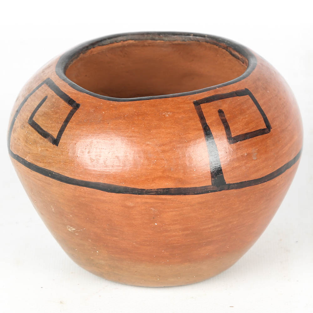 Vintage Southwestern Native American Maricopa Pottery by Pearl Norris