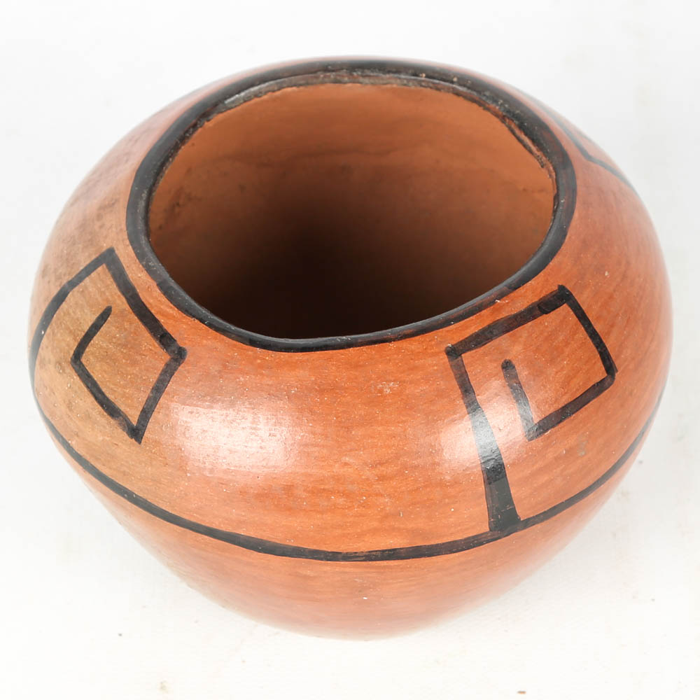 Vintage Southwestern Native American Maricopa Pottery by Pearl Norris