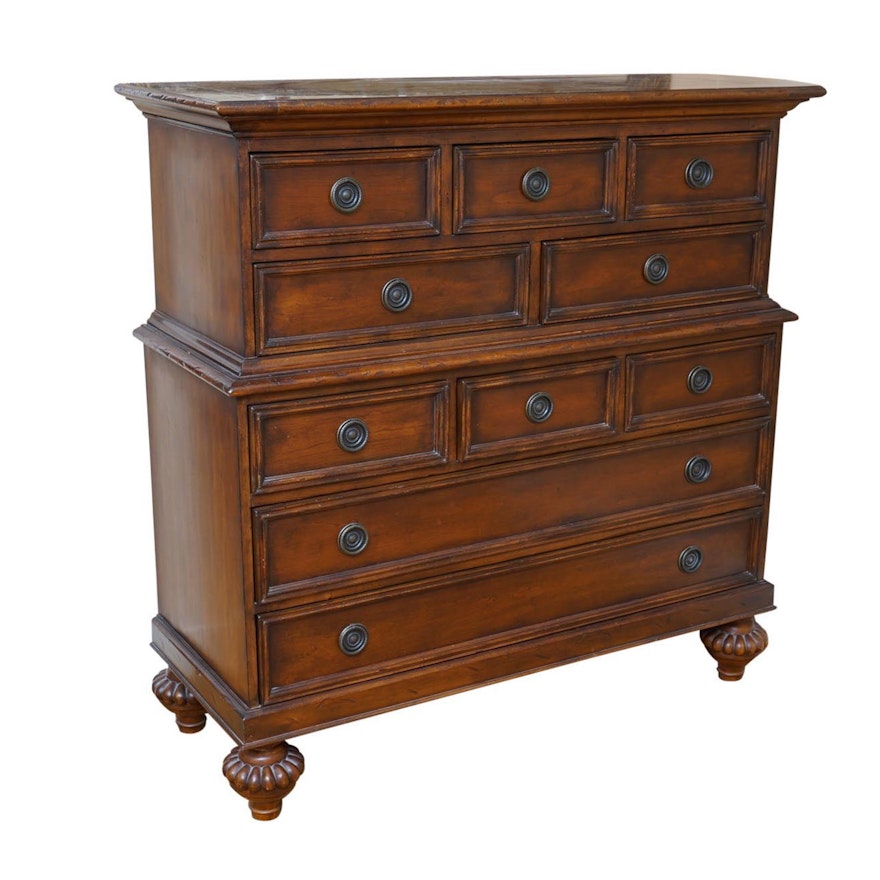 Cherry Chest-on-Chest by Baker Furniture
