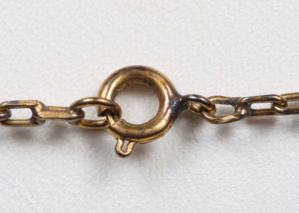 18K Yellow Gold Pendant with 1887 Great Britain Gold Sovereign Coin