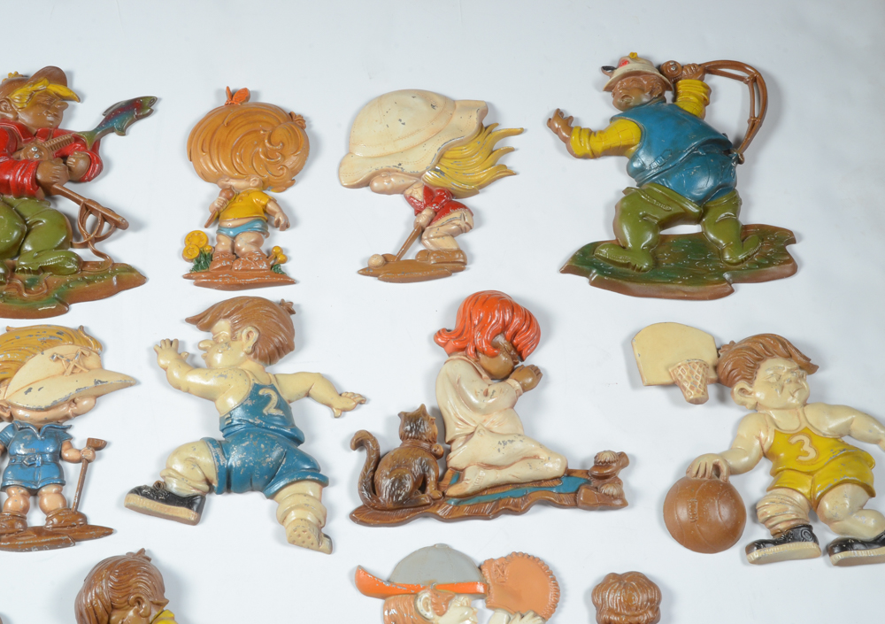 1979 "Sexton Company" Metal Wall Plaques