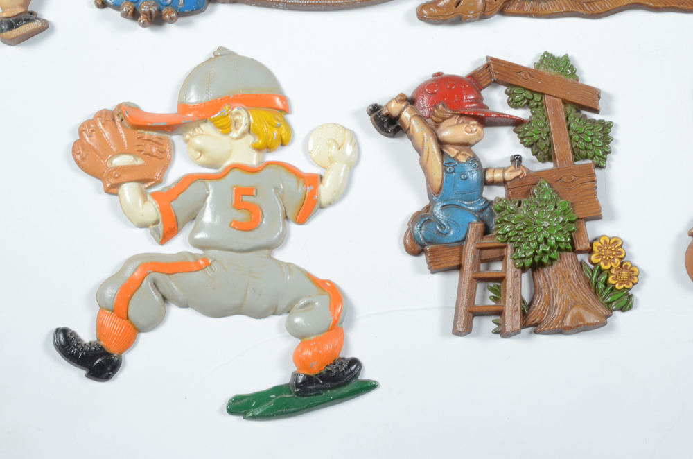 1979 "Sexton Company" Metal Wall Plaques