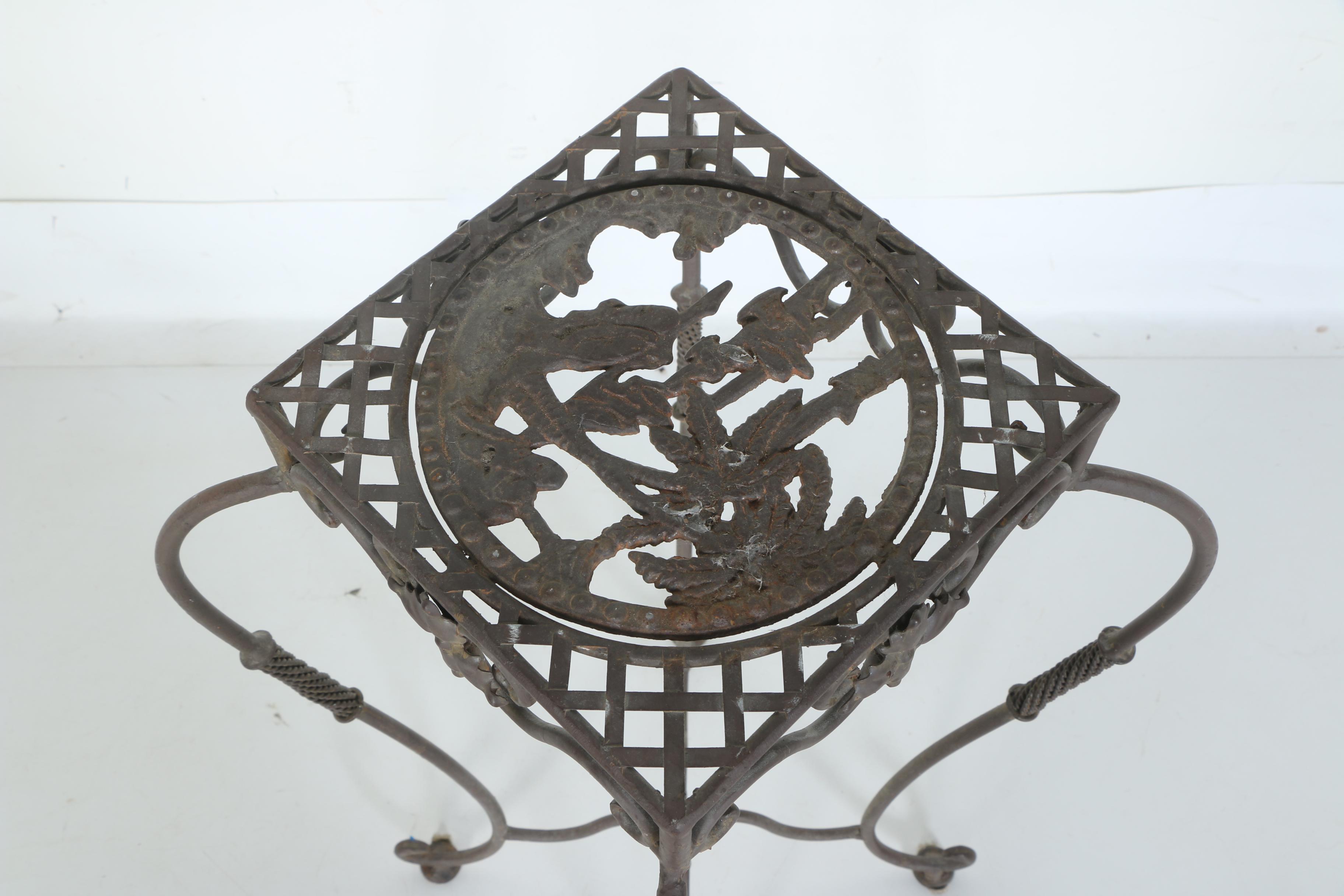 Wrought Iron Plant Stand