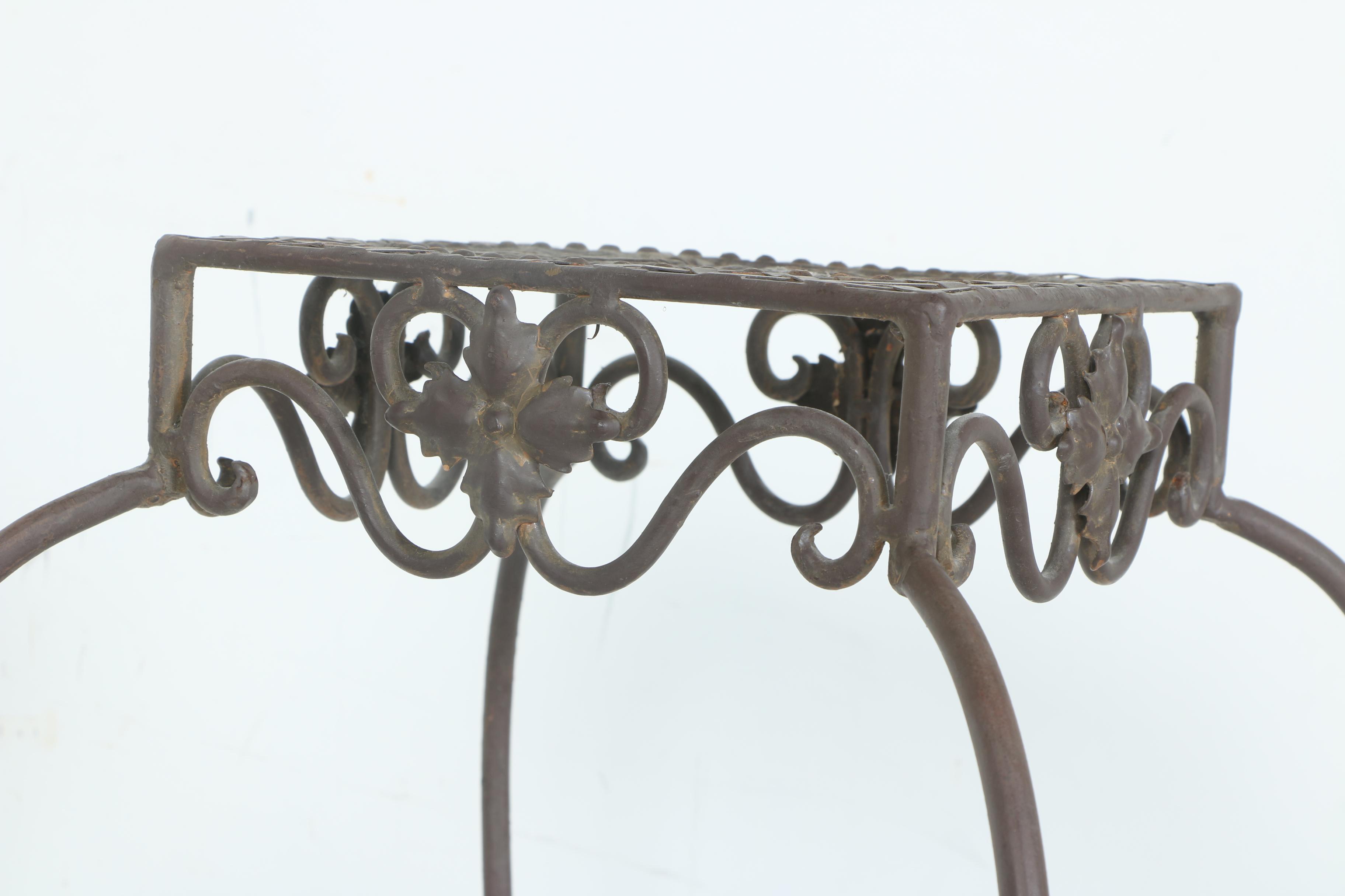Wrought Iron Plant Stand