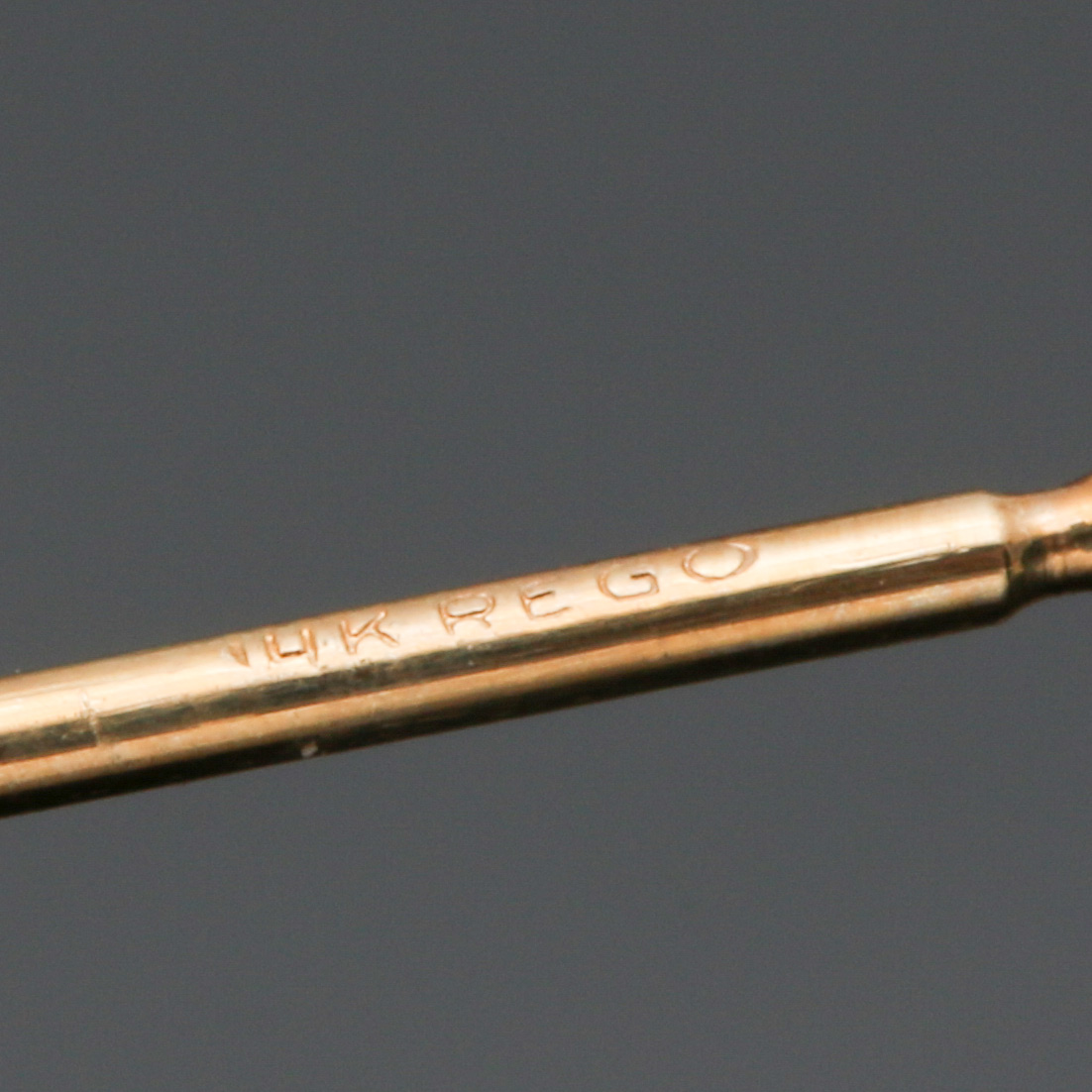 14K Yellow Gold Tanzanite Stud Earrings