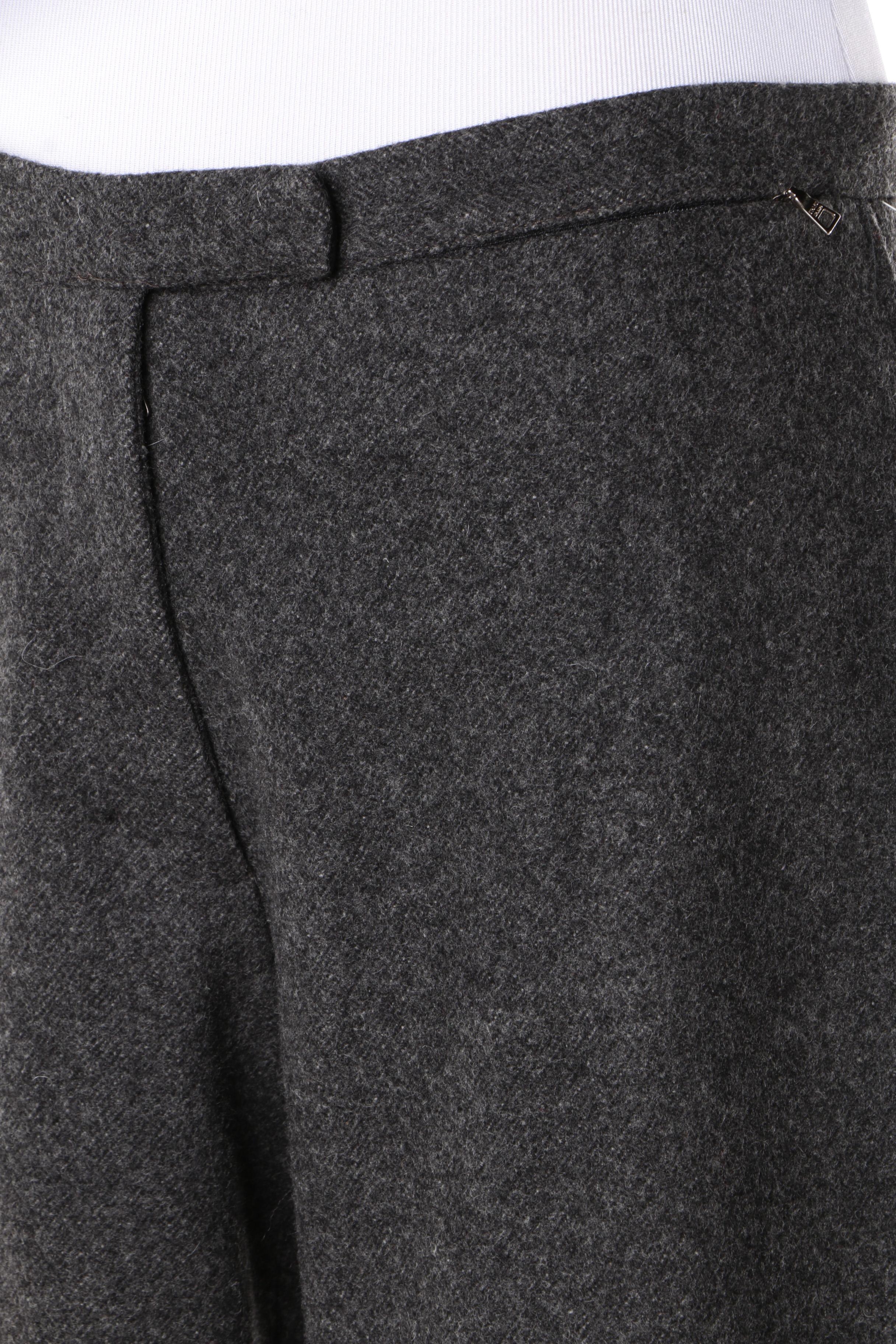 Women's Prada Grey Wool Pants