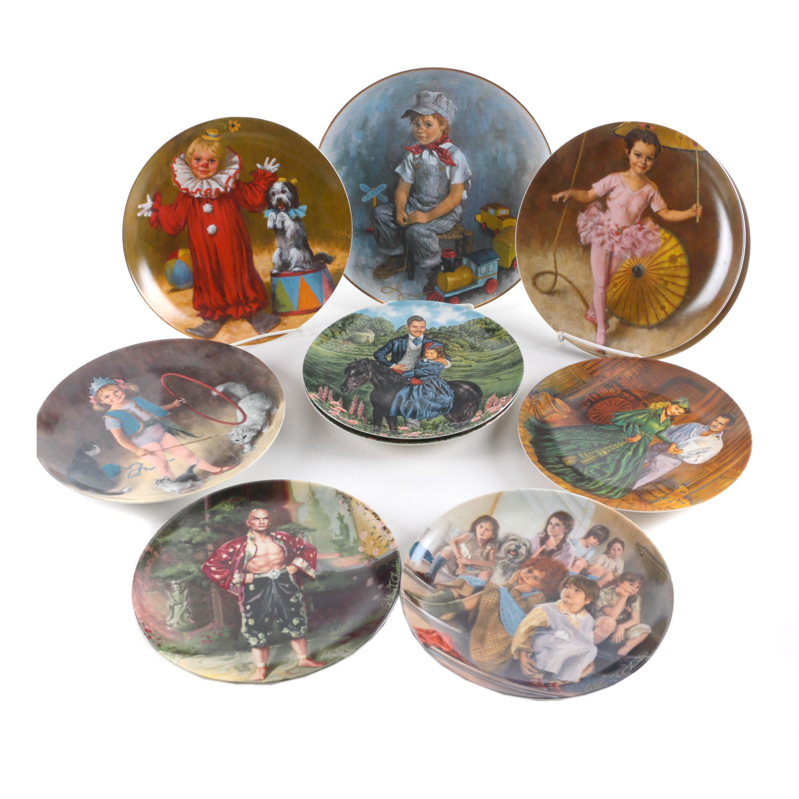 Vintage Porcelain Collector Plates