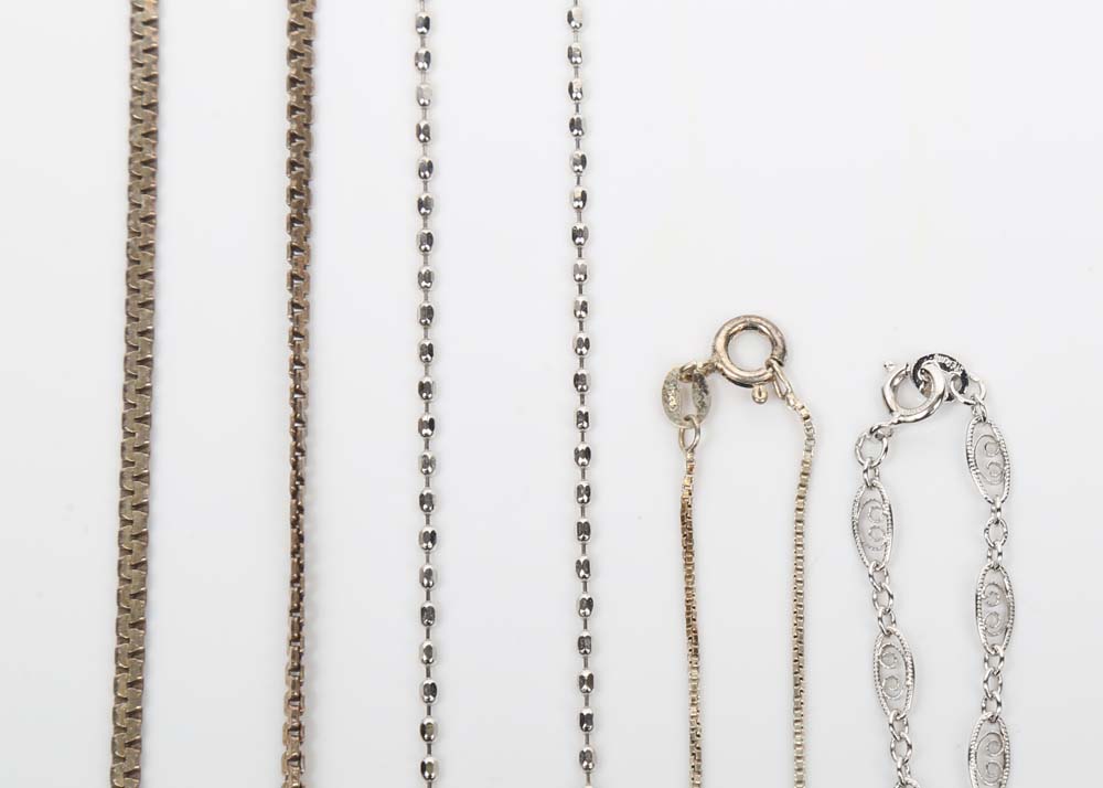 Sterling Silver Necklaces and Bracelets