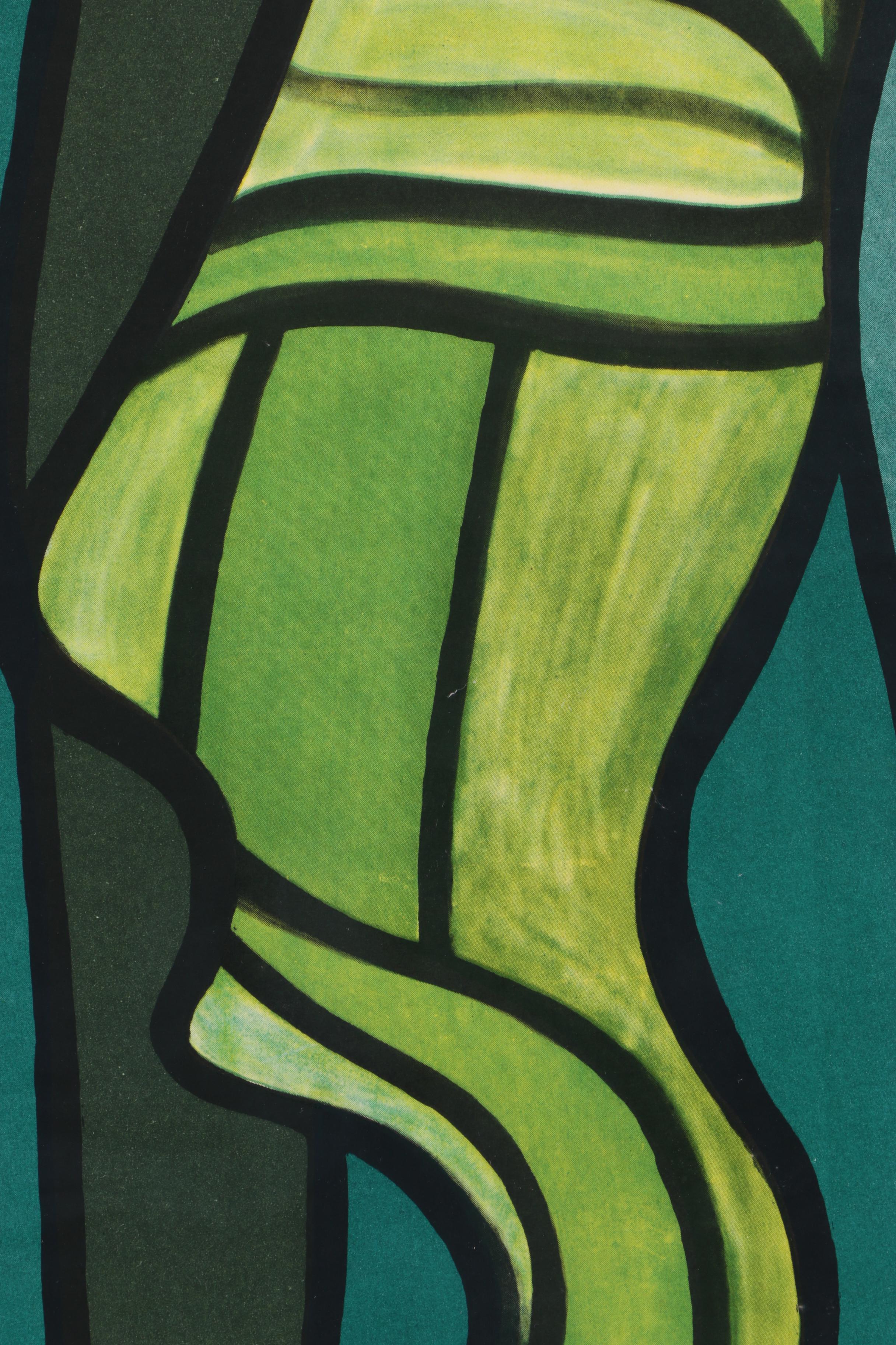 1973 Poster After Jan Lenica for Wagner's "Tannhäuser" at Teatr Wielki in Warsaw
