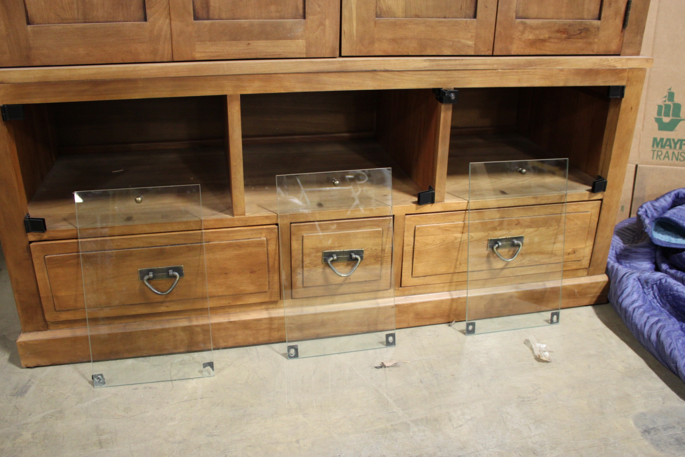 Mission Style Entertainment Cabinet