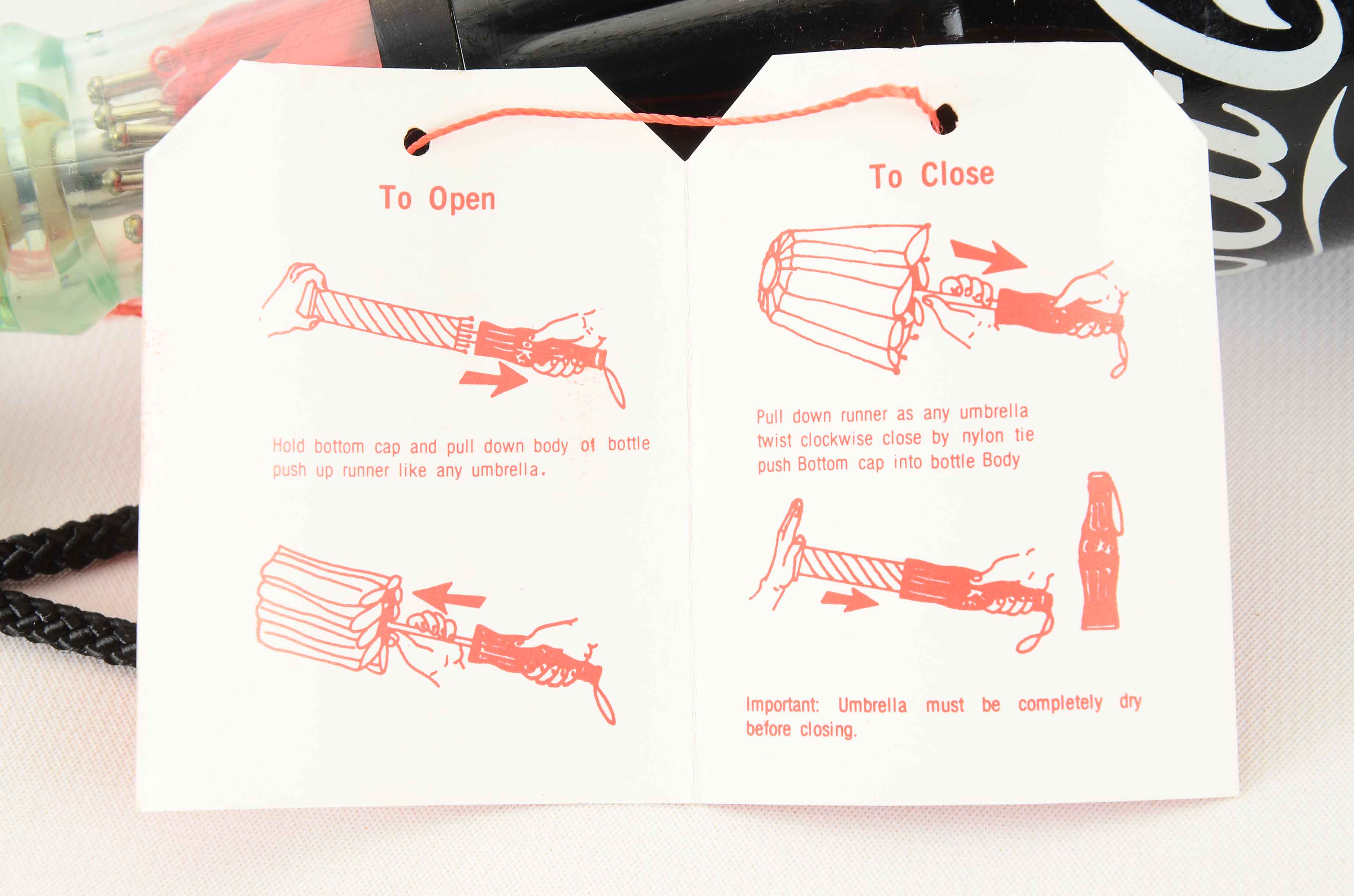 Coke Phone, Flashlight, Radio and An Umbrella