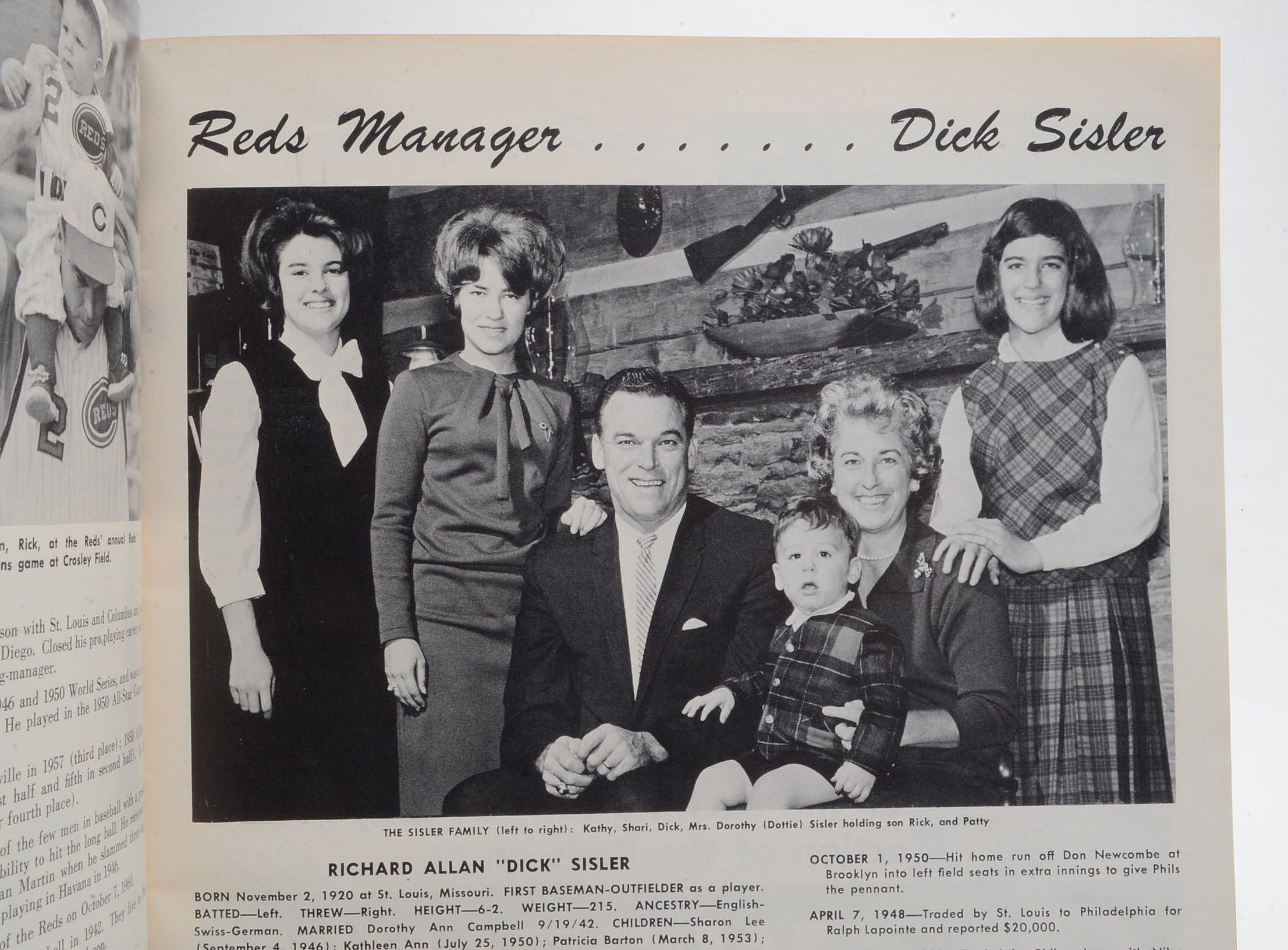 1965 Cincinnati Reds Yearbook