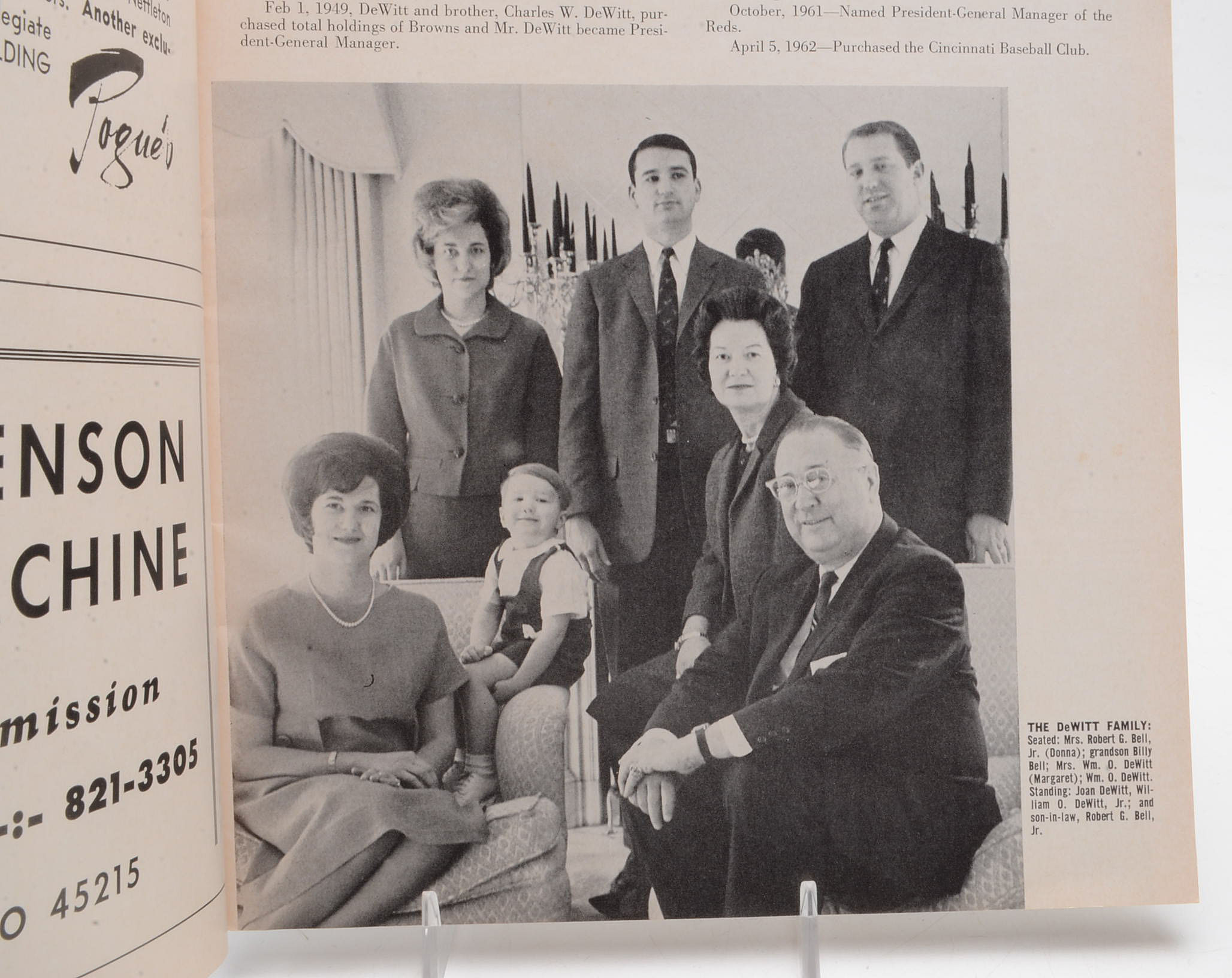 1964 Cincinnati Reds Yearbook