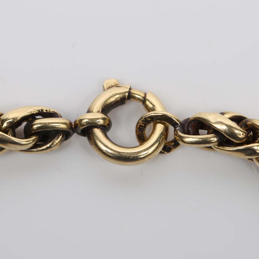 18K Yellow Gold Braided Bracelet