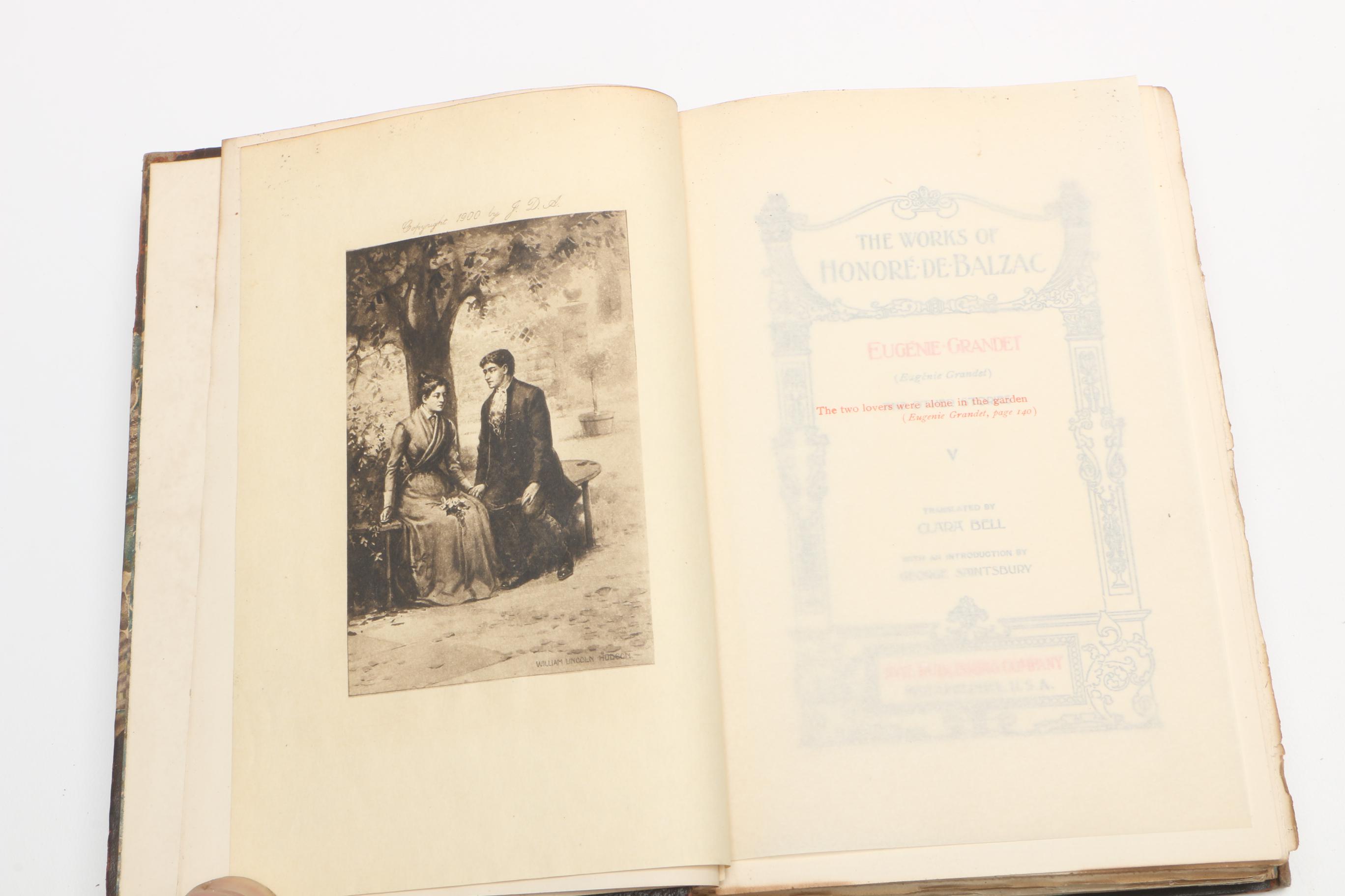 1901 "The Works of Honoré de Balzac" in Twenty-Two Volumes