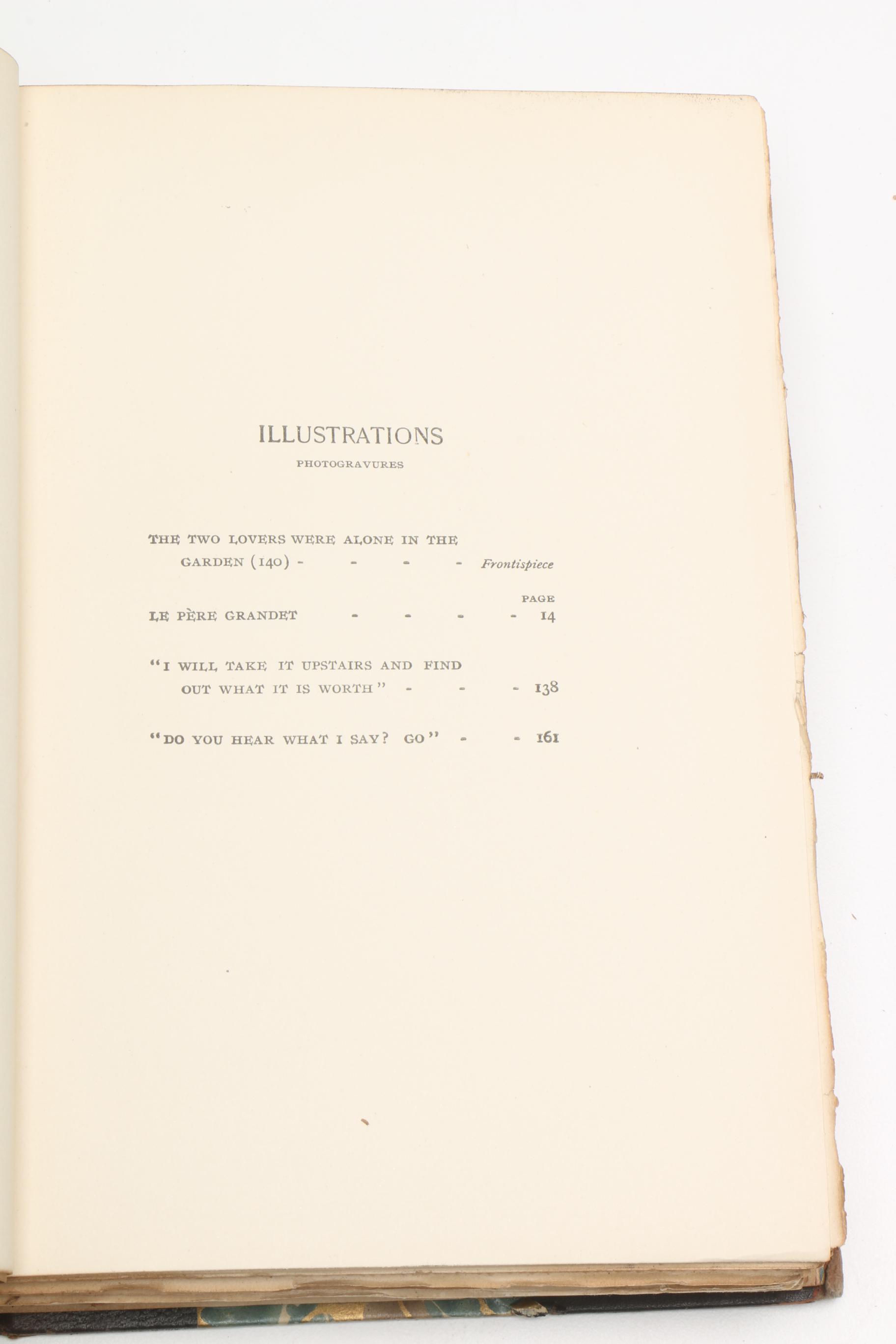 1901 "The Works of Honoré de Balzac" in Twenty-Two Volumes