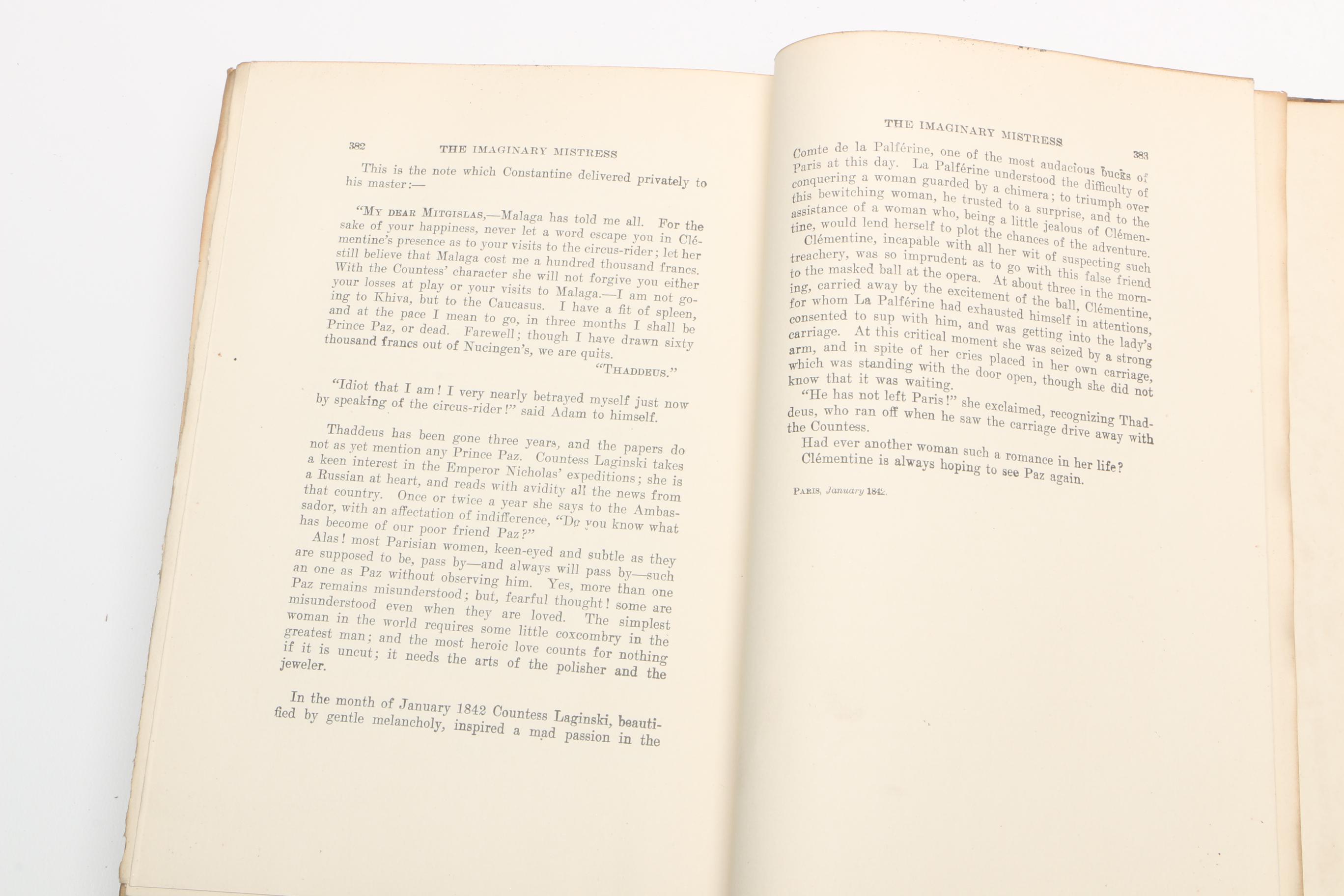 1901 "The Works of Honoré de Balzac" in Twenty-Two Volumes