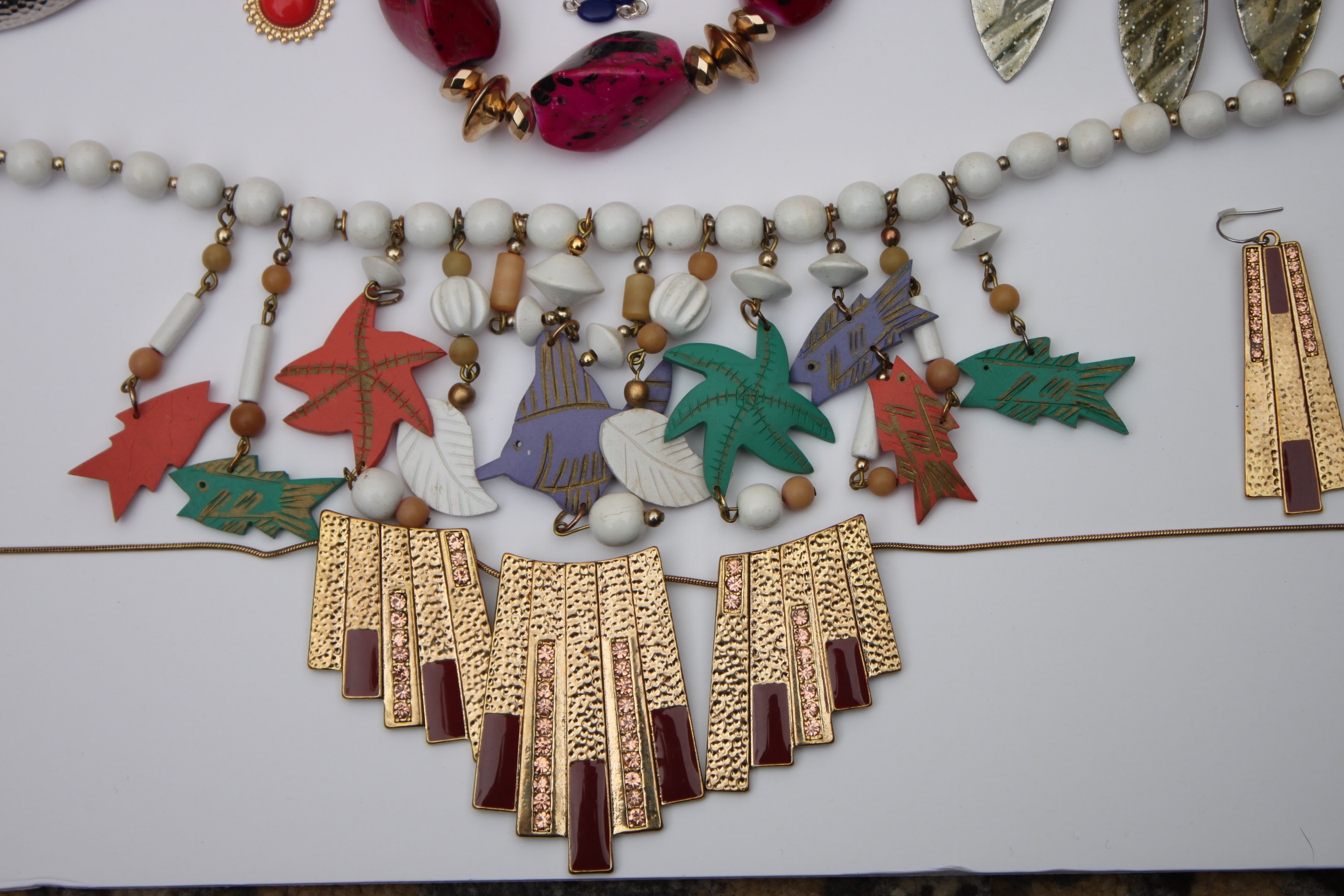 Assorted Jewelry Including Beaded Necklaces