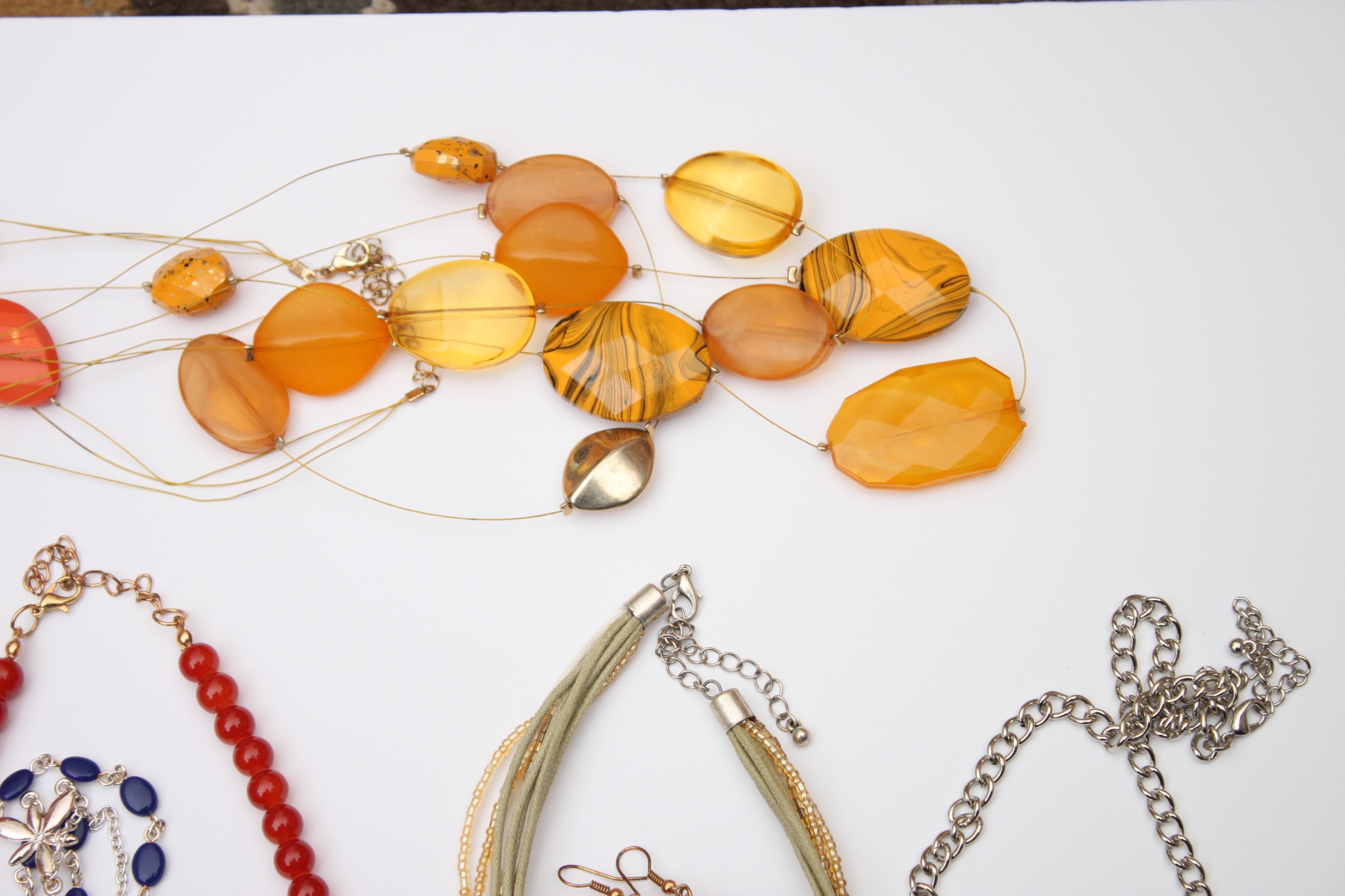 Assorted Jewelry Including Beaded Necklaces