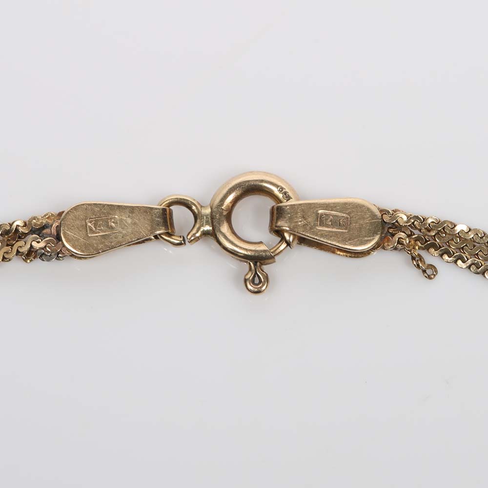 14K Yellow Gold Triple-Strand Bracelet