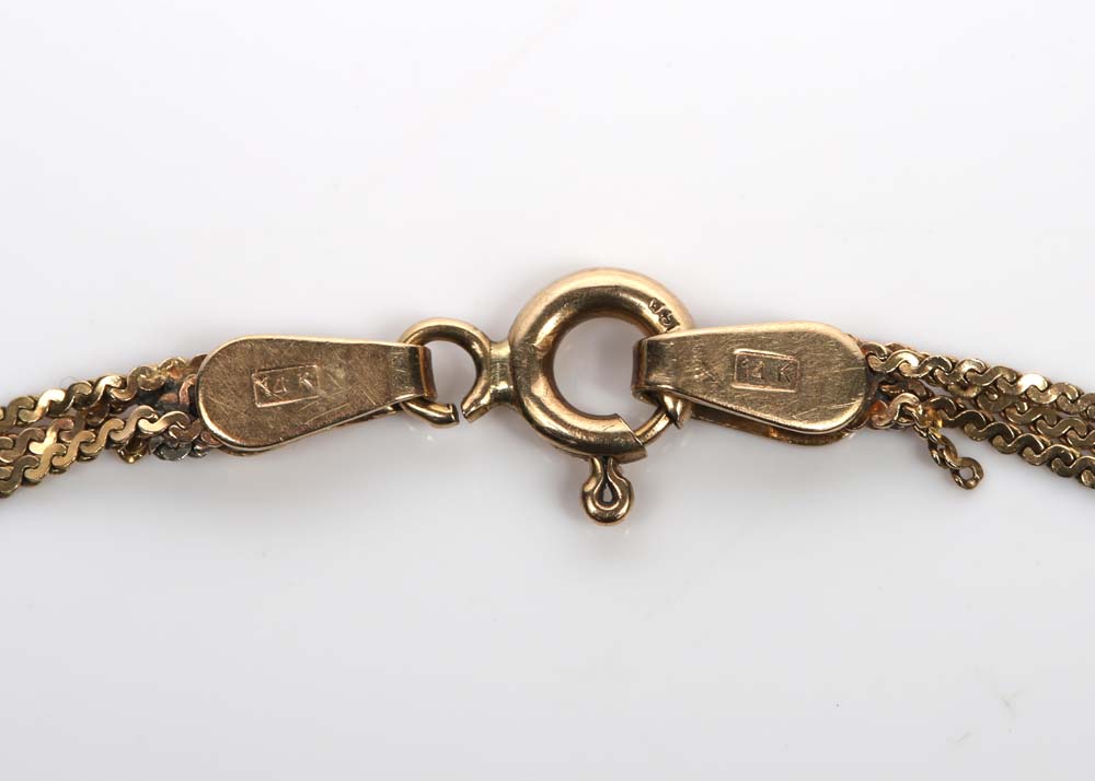 14K Yellow Gold Triple-Strand Bracelet