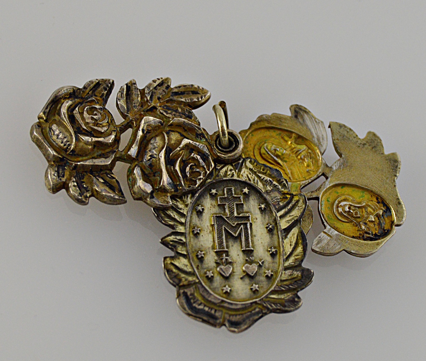 Vintage Ecclesiastical Sterling Silver Pendants