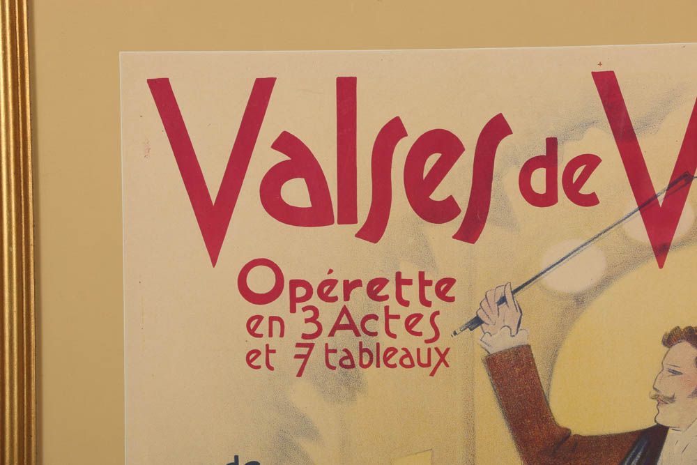 Georges Dola Lithograph on Paper "Valses de Vienne"