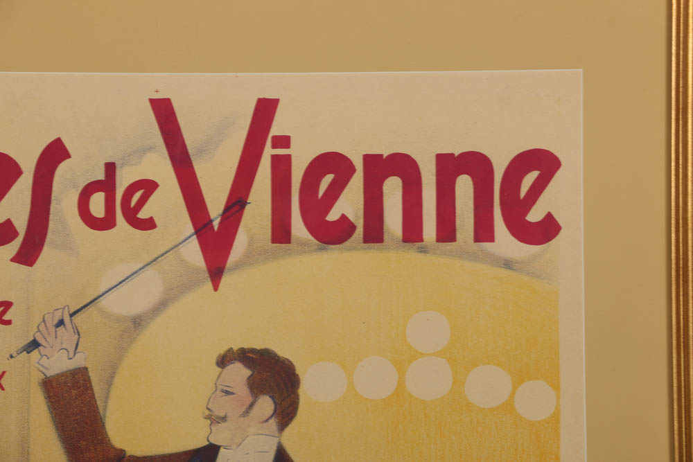 Georges Dola Lithograph on Paper "Valses de Vienne"