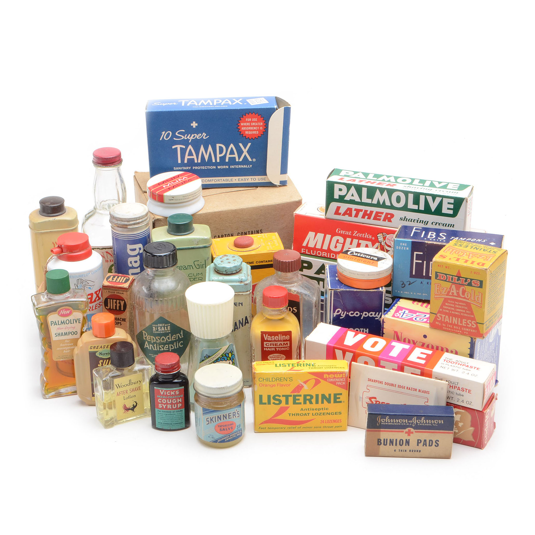 Collection of Vintage Toiletries