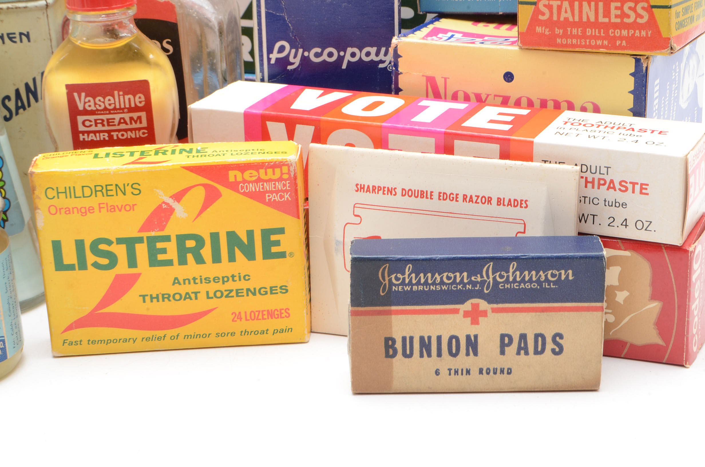 Collection of Vintage Toiletries
