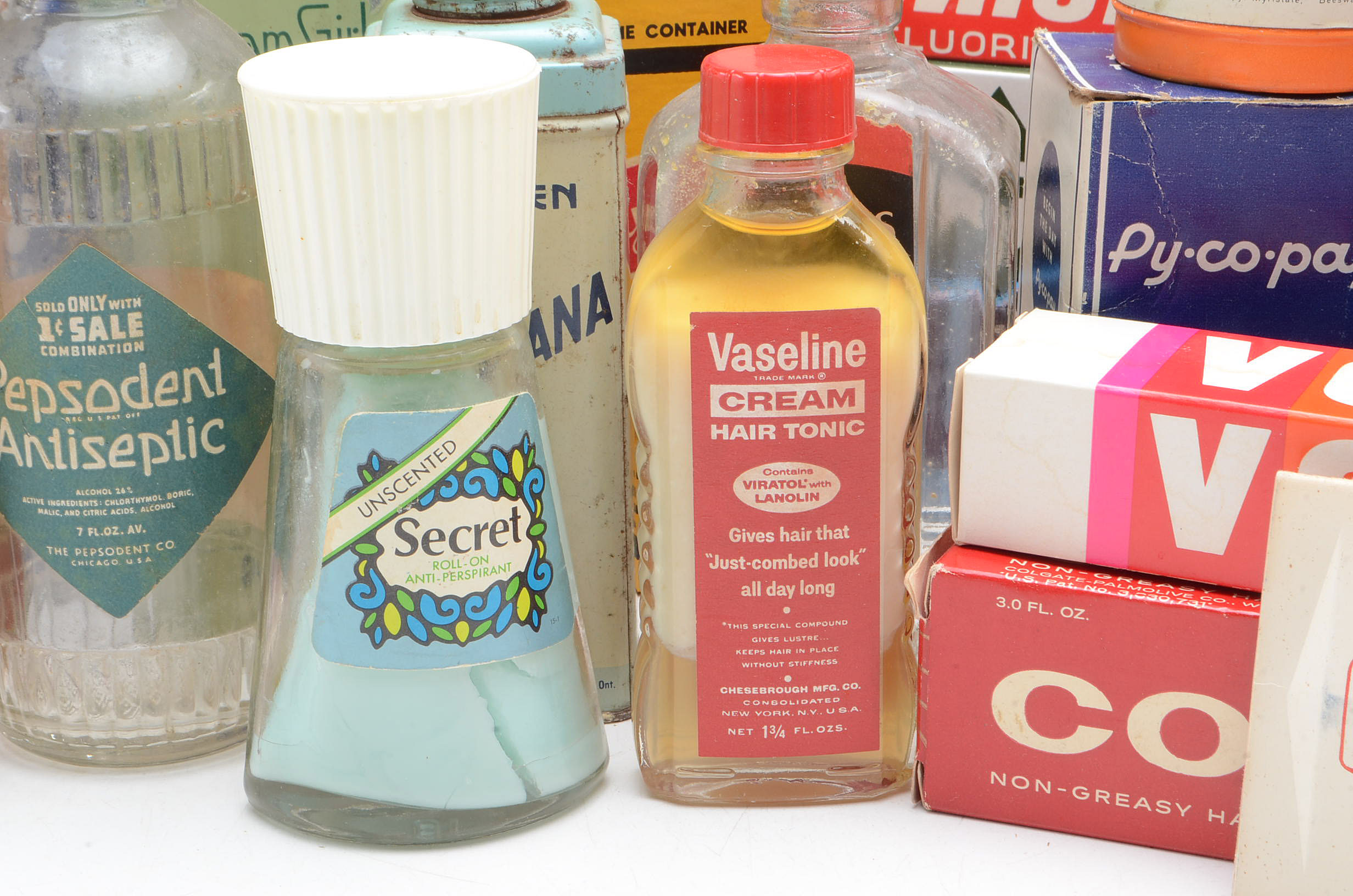 Collection of Vintage Toiletries