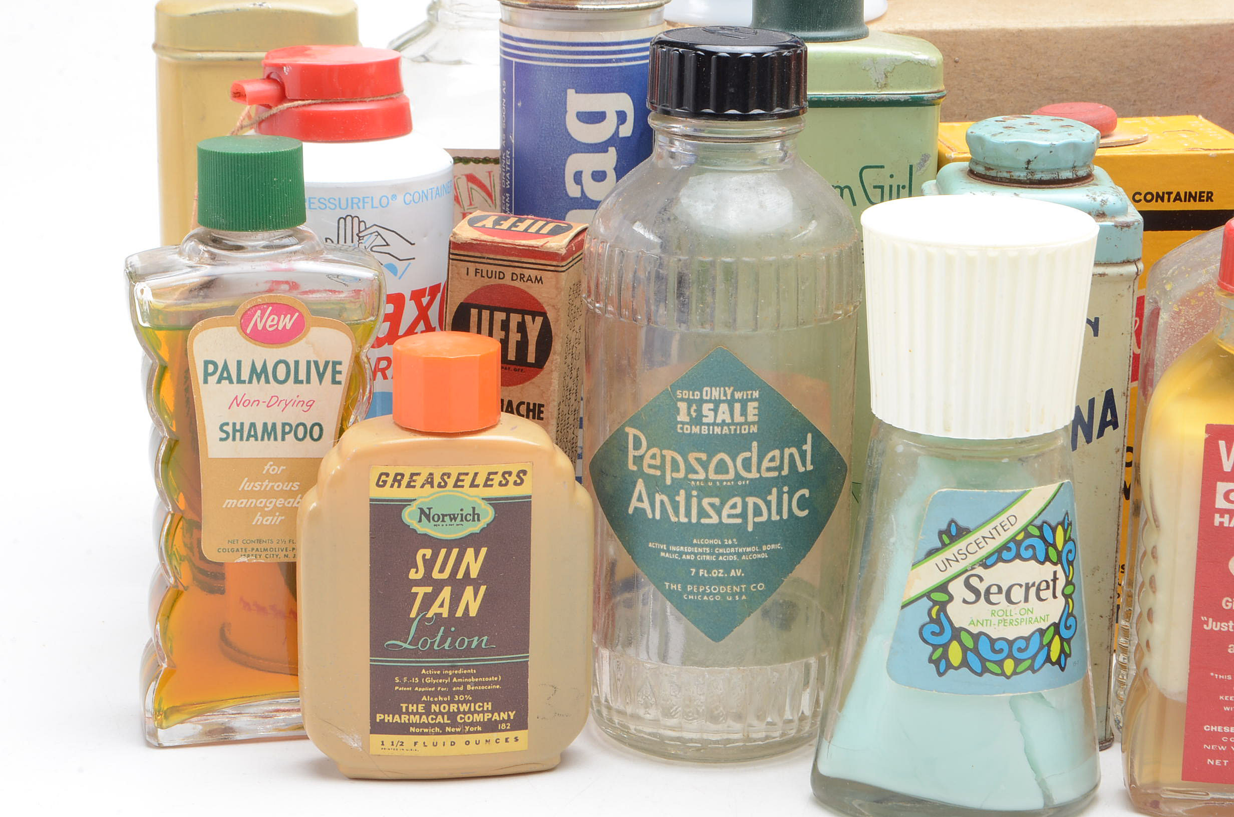Collection of Vintage Toiletries