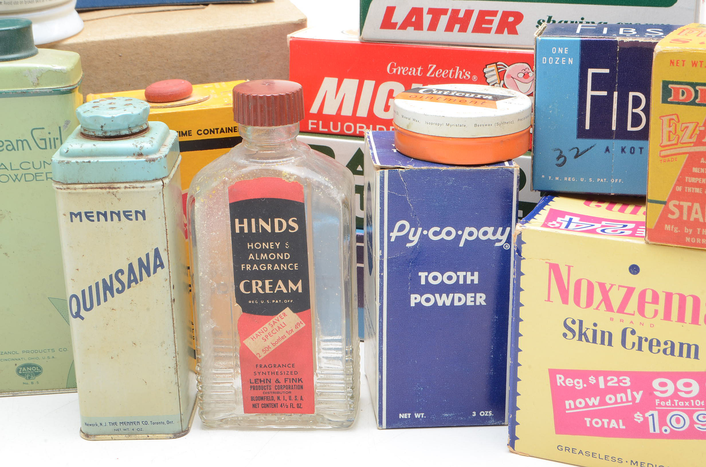 Collection of Vintage Toiletries