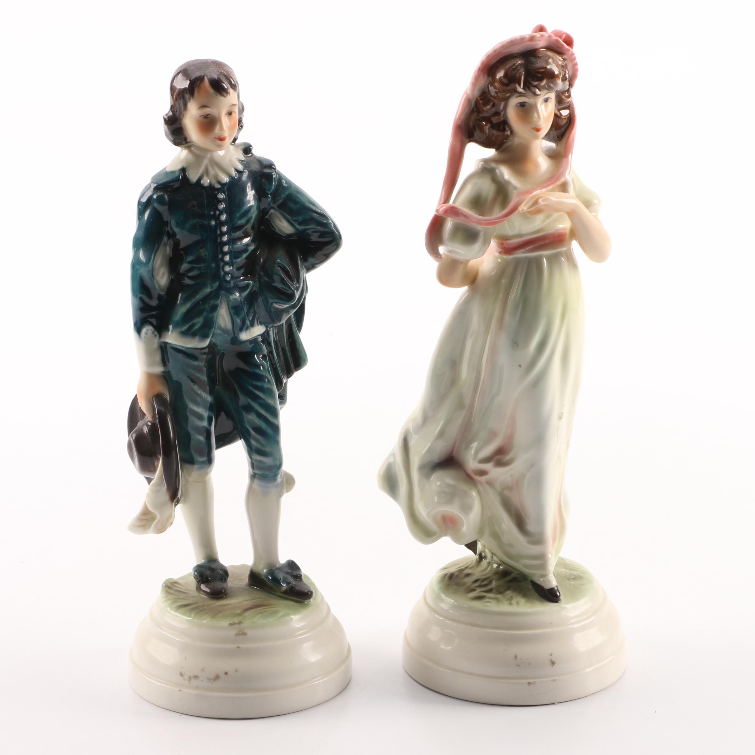"Pinky" and "Blue Boy" Goebel Porcelain Figurines