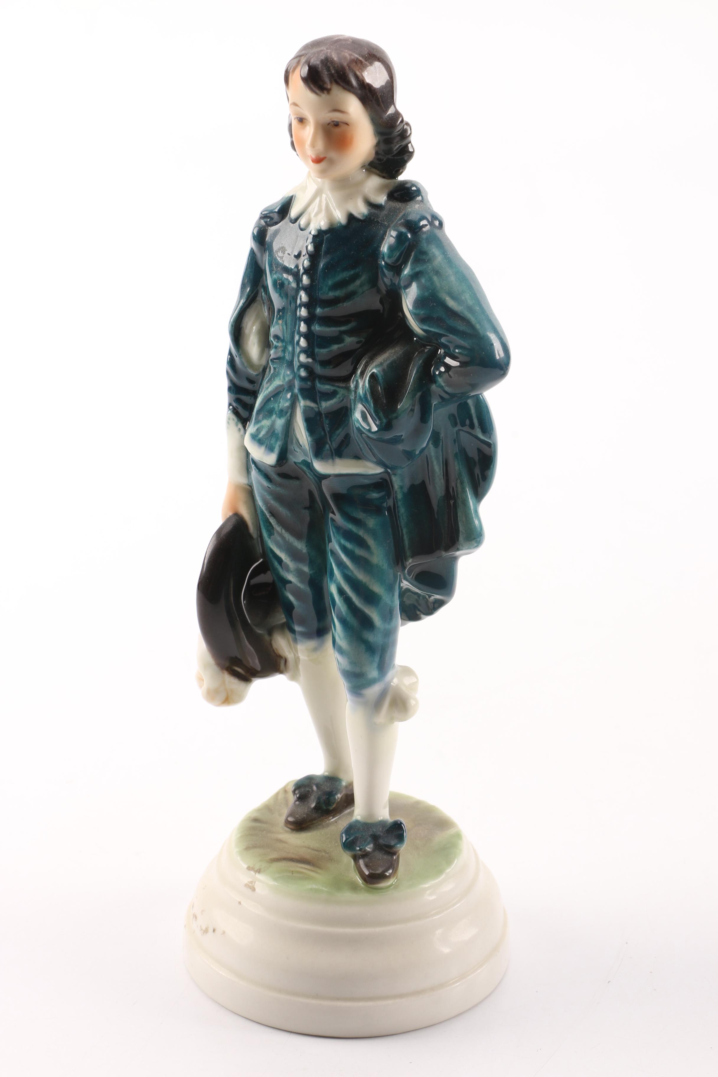 "Pinky" and "Blue Boy" Goebel Porcelain Figurines