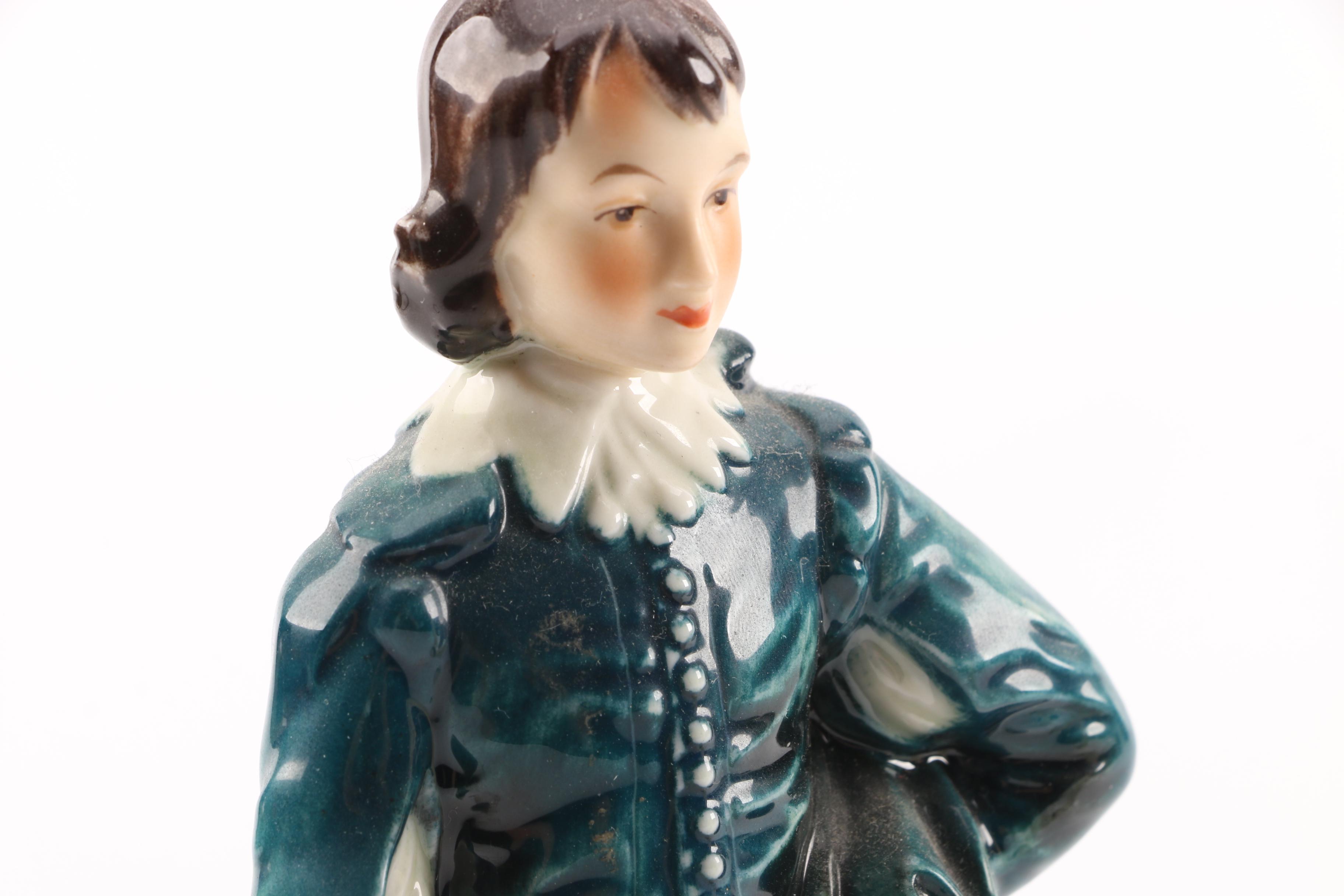 "Pinky" and "Blue Boy" Goebel Porcelain Figurines