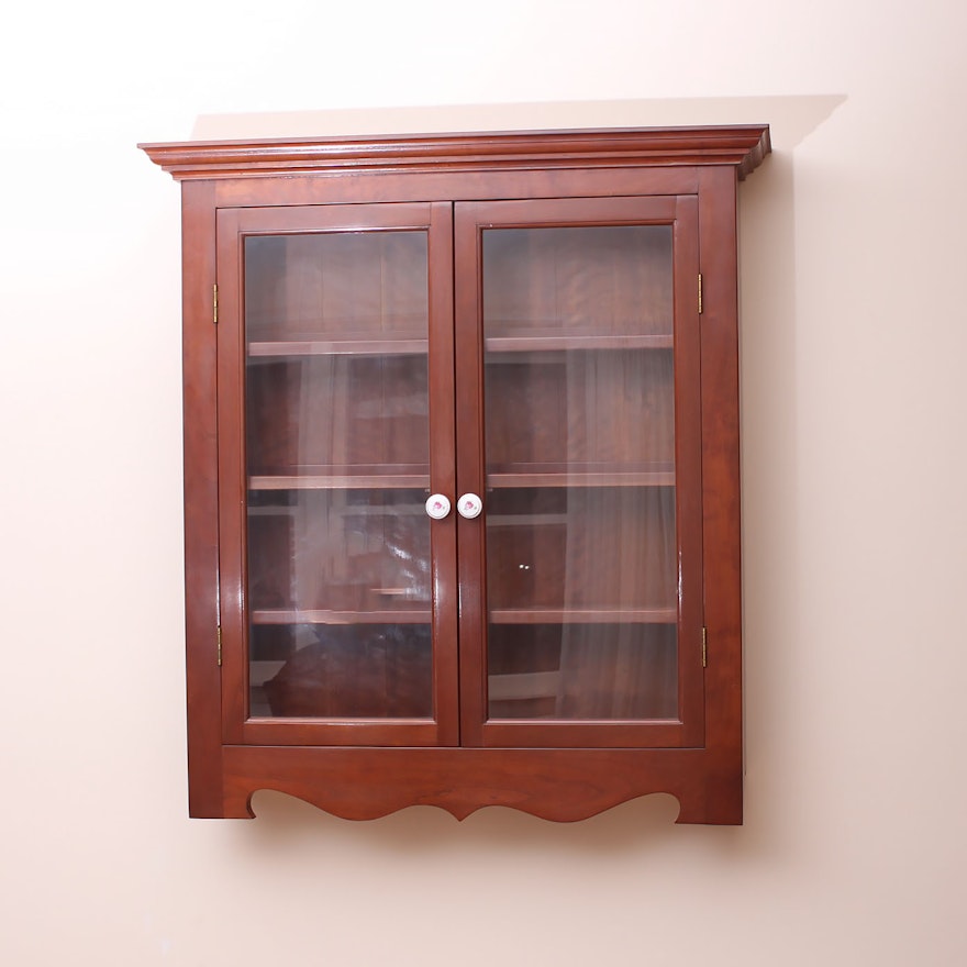 Federal Style Cherry Wall Cabinet