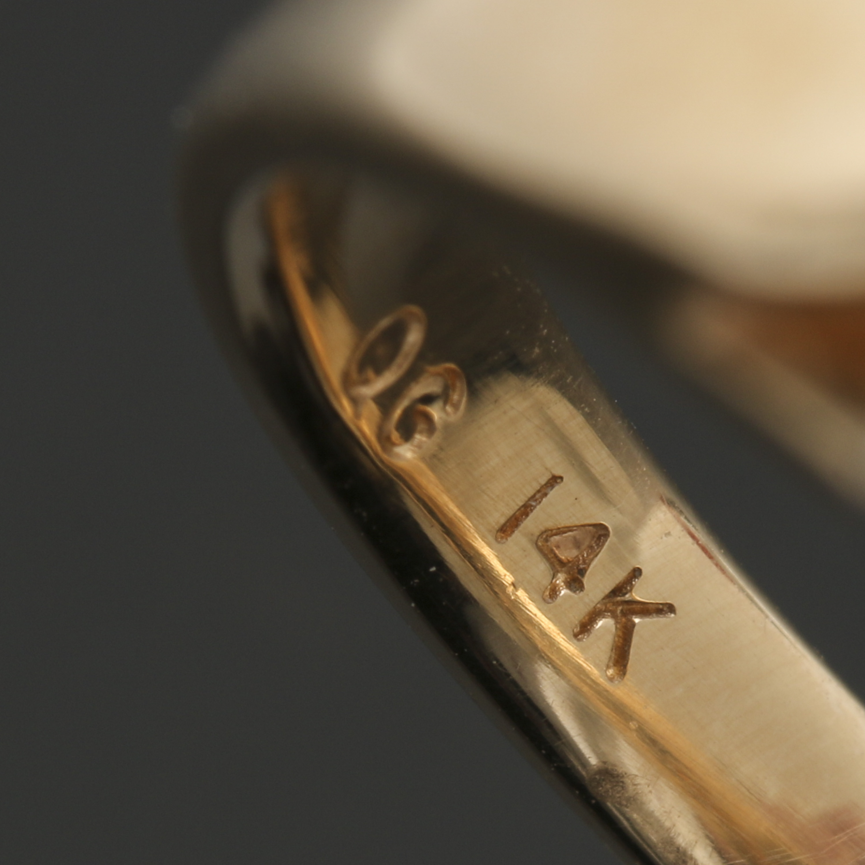 14K Yellow Gold Aquamarine Ring