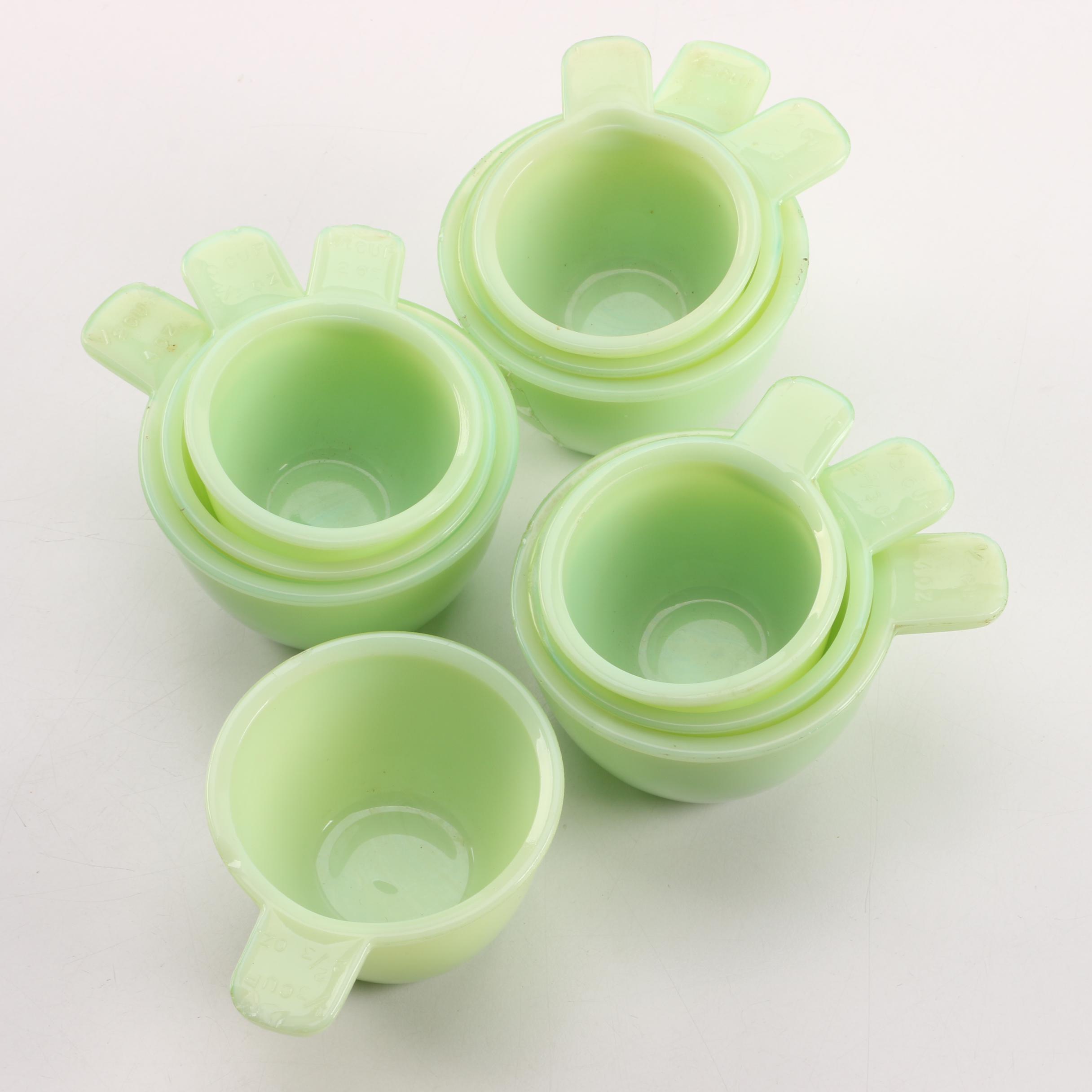 Vintage Jadeite Measuring Cups