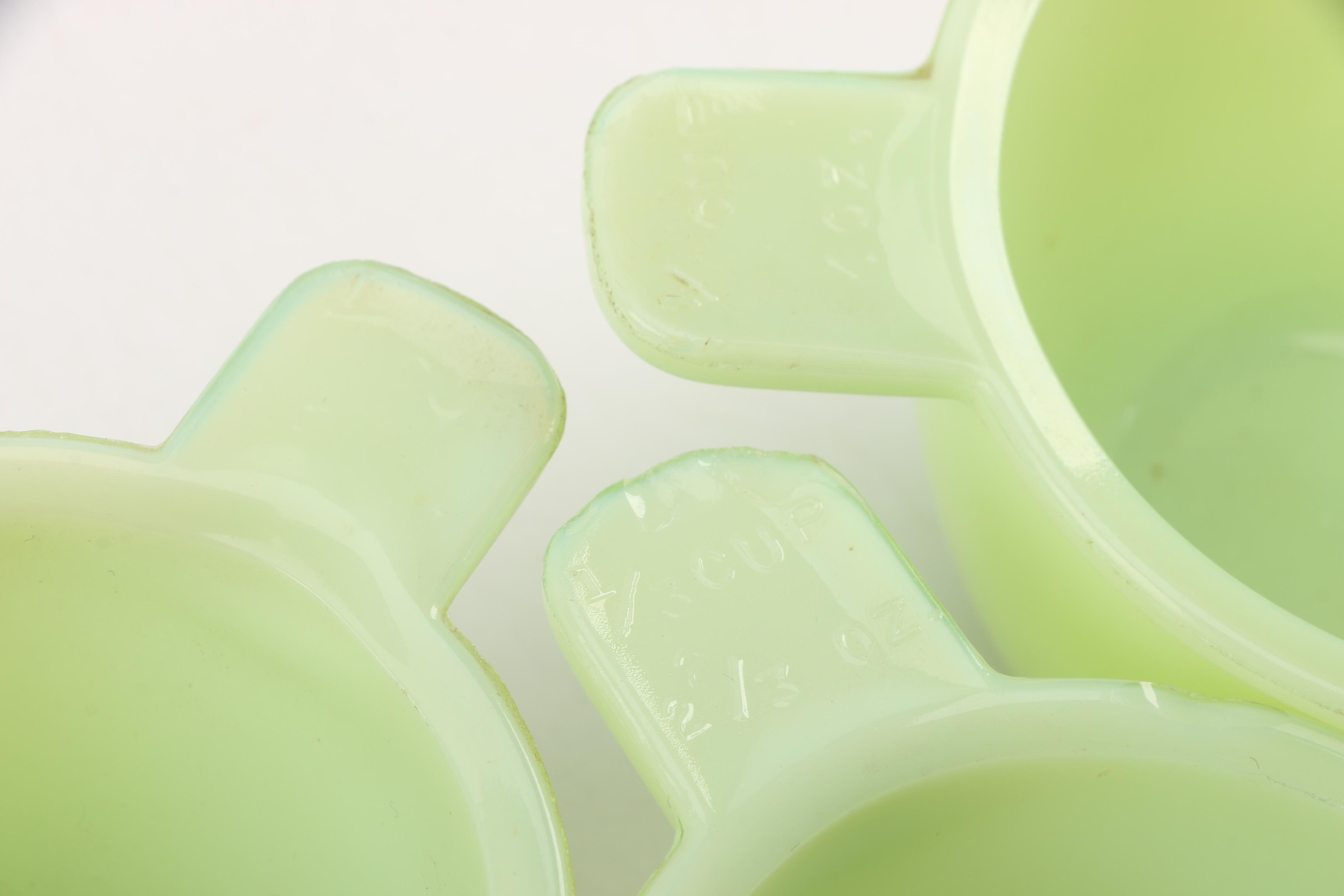 Vintage Jadeite Measuring Cups