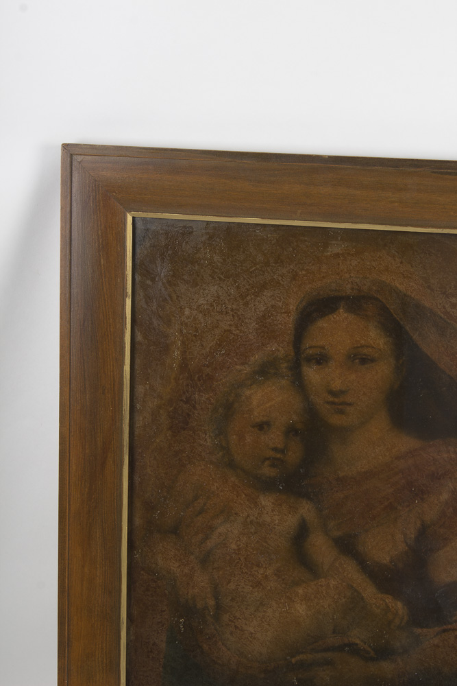 Oil Painting on Canvas After Raphael's "Sistine Madonna"