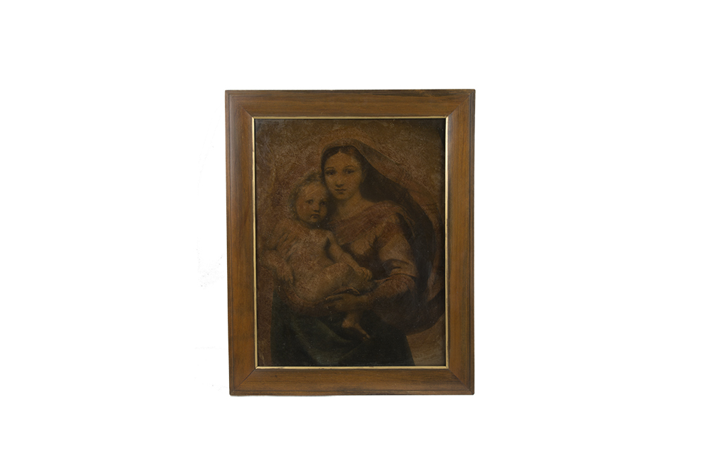 Oil Painting on Canvas After Raphael's "Sistine Madonna"