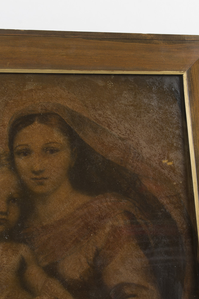 Oil Painting on Canvas After Raphael's "Sistine Madonna"