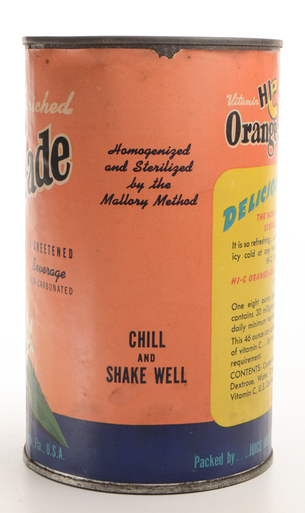 Vintage "Grape-Nuts" and "Hi-C" Advertising Tins