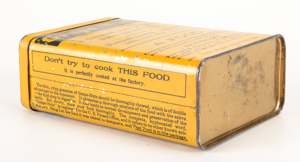 Vintage "Grape-Nuts" and "Hi-C" Advertising Tins
